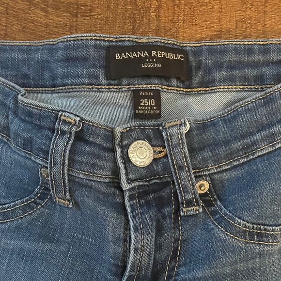 Banana republic legging jeans petite distress 25/0 - Picture 3 of 6